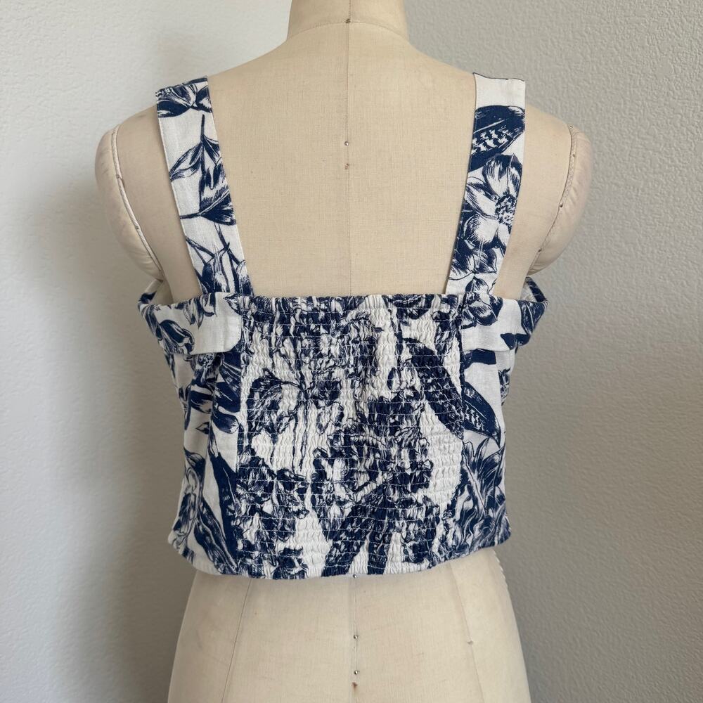 Abercrombie & Fitch| Crop Tank Cotton/Linen Blend size L - Picture 3 of 9
